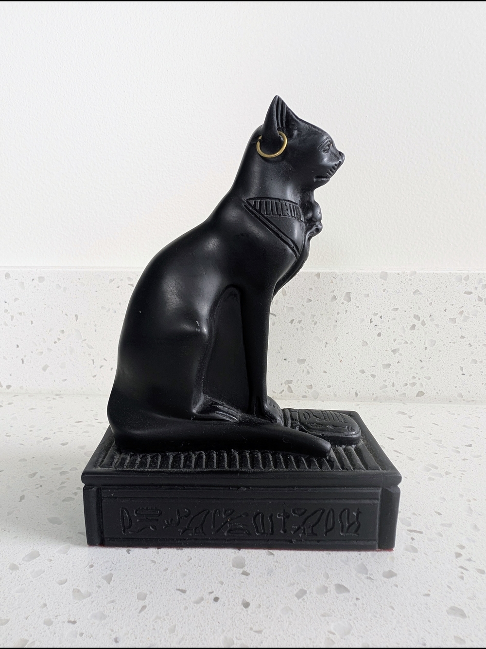 Vintage Black Decorative Cat Statue, Pets & Home Decor, Goddess Bastet, Egyptian
